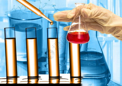 化学实验室科学家将试图片