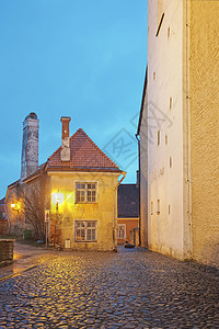 冬季在爱沙尼亚塔林Tallinn的Toomp图片