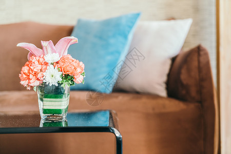 室内客厅桌上的花瓶装饰Vinta图片