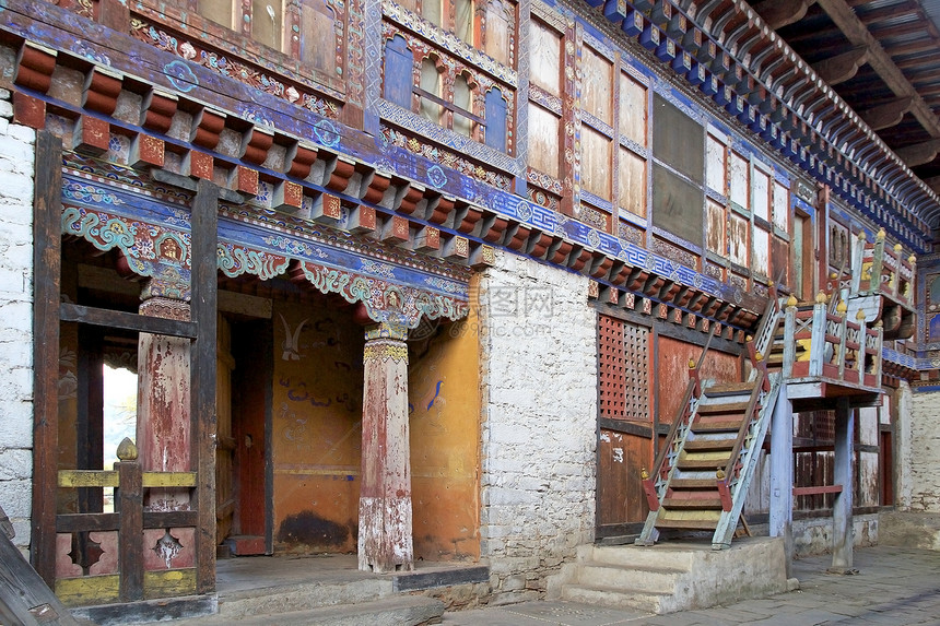 它是不丹君主立国的诞生地在不丹布坦昌Bum图片