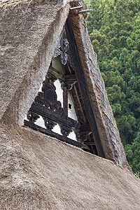 日本传统和历史古老的OgimachiShirakawago背景图片