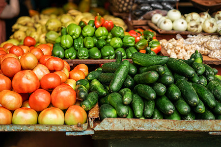 水果和蔬菜市场图片