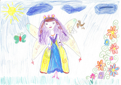 童子画仙女可爱图片