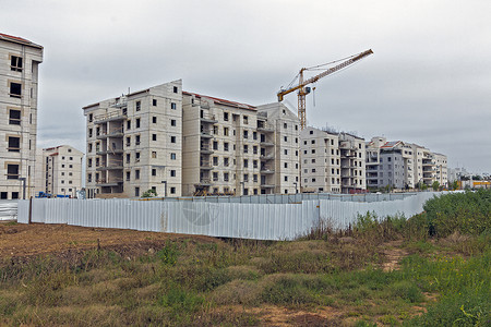 在以色列建造住宅区背景图片