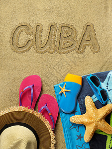 古巴关于沙和海图片