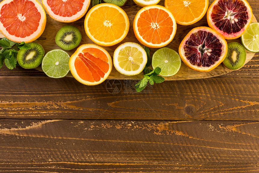 各种新鲜柑橘类水果图片