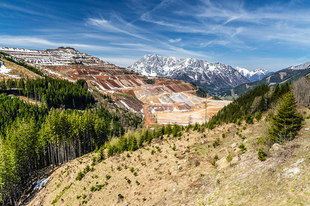 Erzberg露天铁矿Eisenerz图片