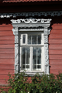 窗户装饰在原墙壁农场背景图片