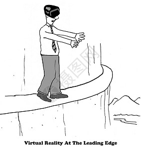 关于虚拟现实的漫画图片