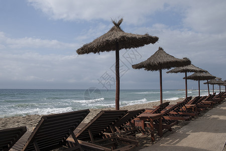 俯视着马贝拉的沙滩卡萨布兰卡casabb图片