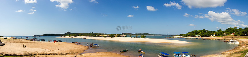 AlterdoChao亚马逊河上美丽的海滩Tapajos图片