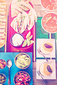 与墨西哥传统食物共图片
