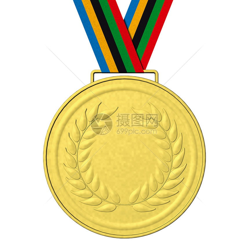 3D图例奥运奖章带有奥图片