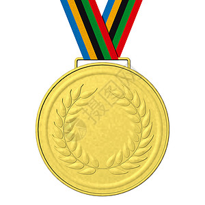 3D图例奥运奖章带有奥图片