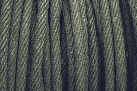 生锈的钢丝绳方形背景图片