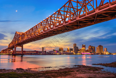 美国路易斯安那州新奥尔良新奥尔良在密西比河上图片