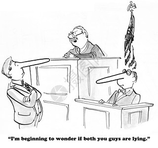 关于不说真话的法律漫画图片