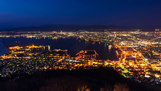日本北海道黄昏的图片