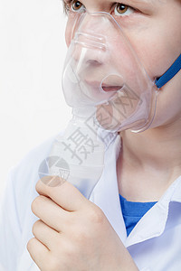 医用吸入治疗女孩用现代喷射雾图片