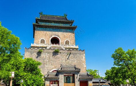 钟楼或钟楼在北京图片
