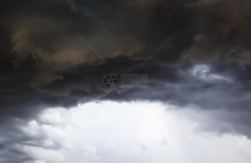 雨前乌云密布云朵形状奇特暴风图片