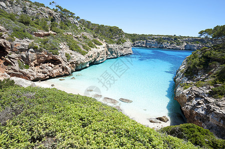 西班牙莫罗岛CalodesMoro的Majica海滩上美丽的图片