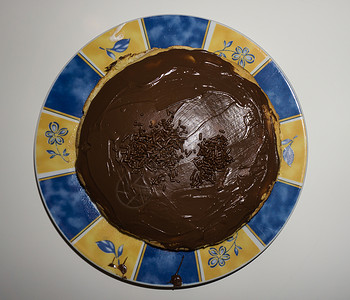 巧克力蛋糕细节拍摄图片