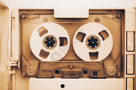 古老的录音磁带缩胶磁图片