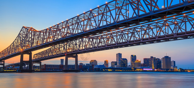 密西比河和新奥尔良市中心新奥尔良路易斯安那图片