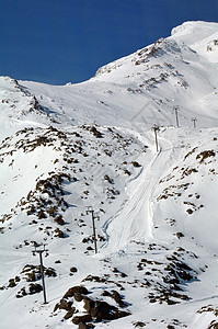 滑雪升至Ruapehu山滑雪场顶部图片