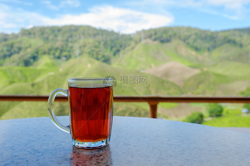 在马来西亚卡梅伦高地的茶叶店里图片