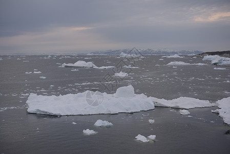 格陵兰Ilulissat的北极海洋图片