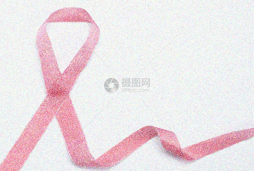 乳腺癌标志粉红丝带图片