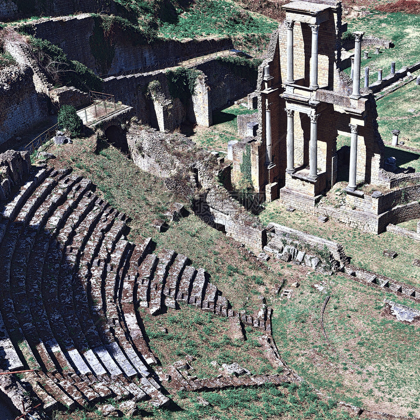 意大利托斯卡纳州伏尔特拉的古罗马剧院图片