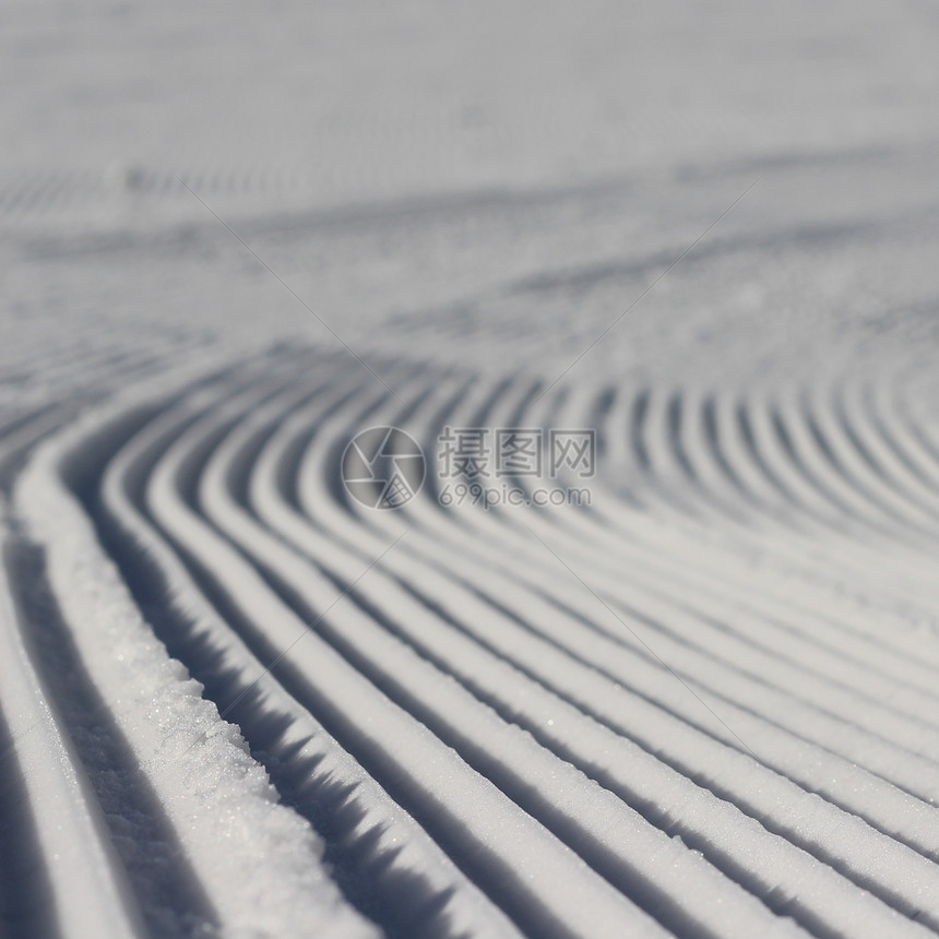 滑雪道滑雪板山地滑雪高山滑雪冬图片