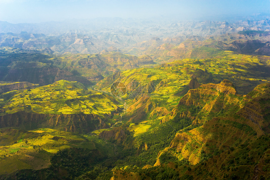 埃塞俄比亚Debark的Simien山图片