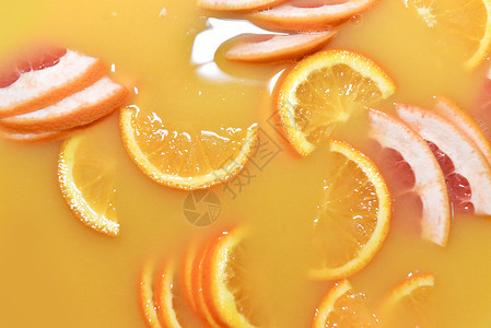 橙汁潘趣酒背景图片