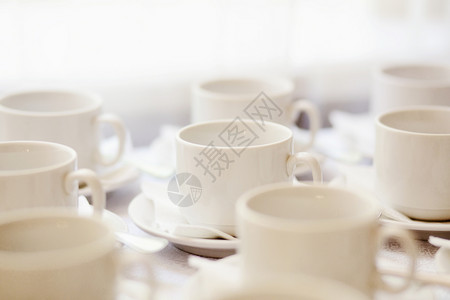 茶具和咖啡具的照片图片