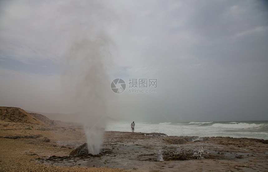 美丽的自然景观在阿曼图片