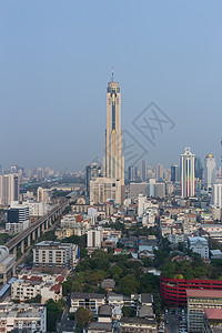曼谷天空景城市景白玉图片