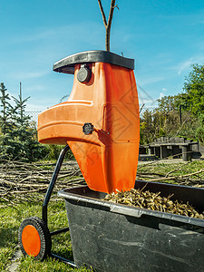 电木碎纸机带有用于园图片