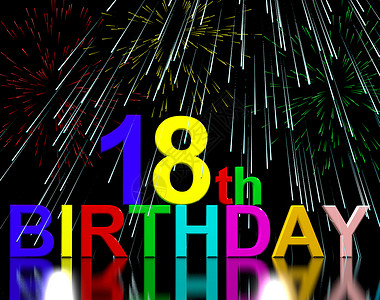 第18或第十八个生日用背景图片
