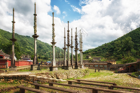 石龙柱塔下村福建高清图片