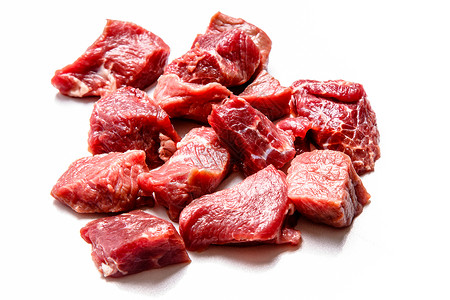 切片的牛肉条供煮菜用图片