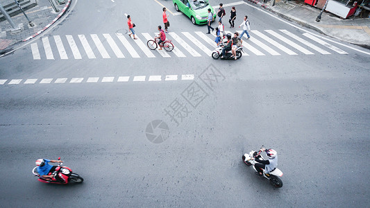 顶视图上的街道图片