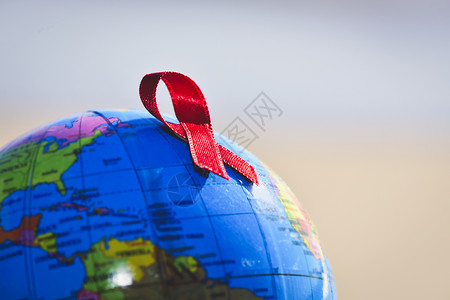 为防治艾滋病斗争建立红丝带为世界全图片