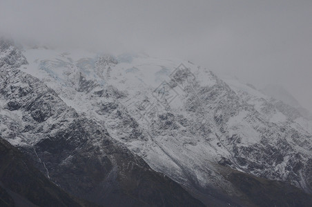 新西兰库克山雪山峰图片