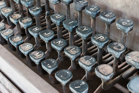 古董打字机旧式打字机和旧式复古图片