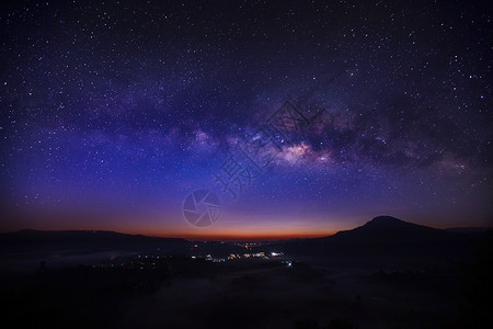 KhaoTakhianNgo观景点的银河系图片