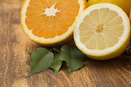 柑橘水果橙子和柠檬图片